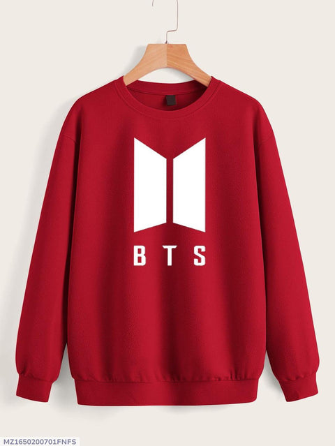 1 Pc Women's Stiched Fleece Printed Sweat Shirt