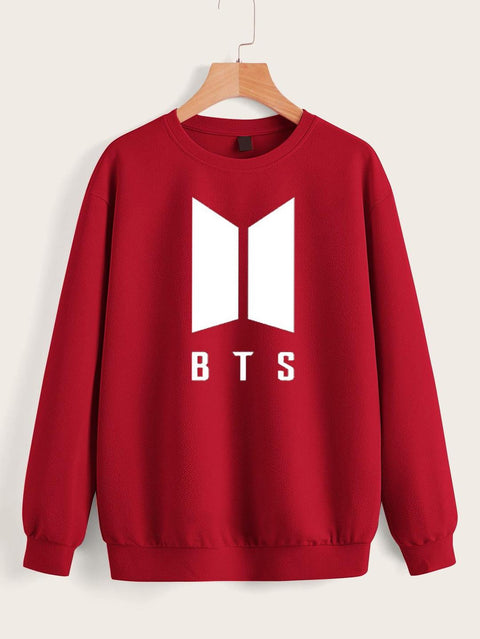 1 Pc Women's Stiched Fleece Printed Sweat Shirt