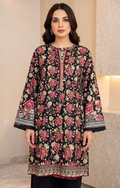 3 PCS Lawn Suit with Trouser & Dupatta