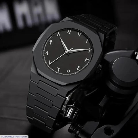 Classic Arabic Aura Quartz Watch for men