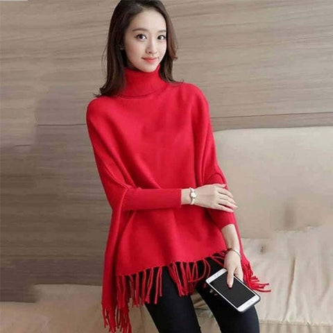 Winter Fleece Poncho for Women