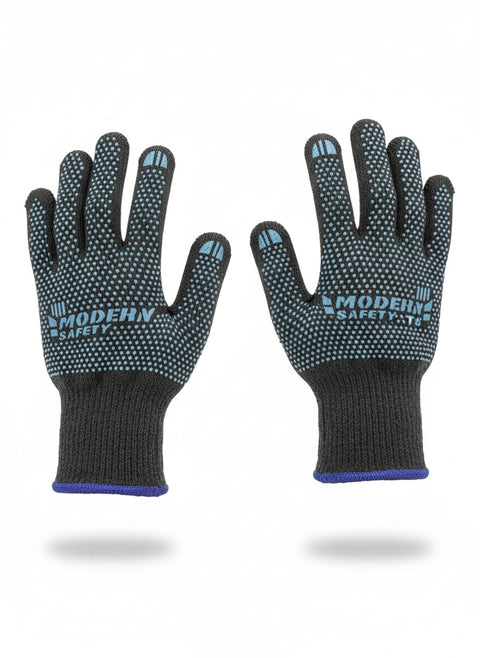 Premium Knitted Beanie Cap, Neck Gaiter & Touchscreen Gloves Combo Pack | Winter Essentials (Brown)