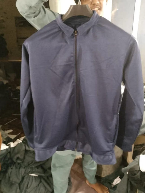 Blue Cooler Fleece Plain Fleece Jacket