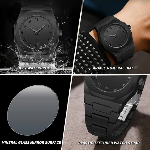 Black Arabic Aura Watch