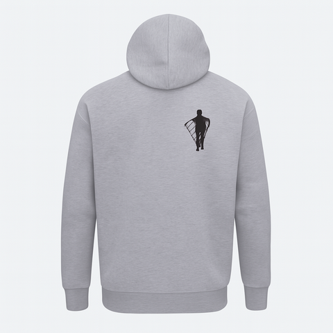 Full Grey Hoodie FLY MAN Printed For Men And Boys – Stylish, Comfortable & Trendy Winter Wear